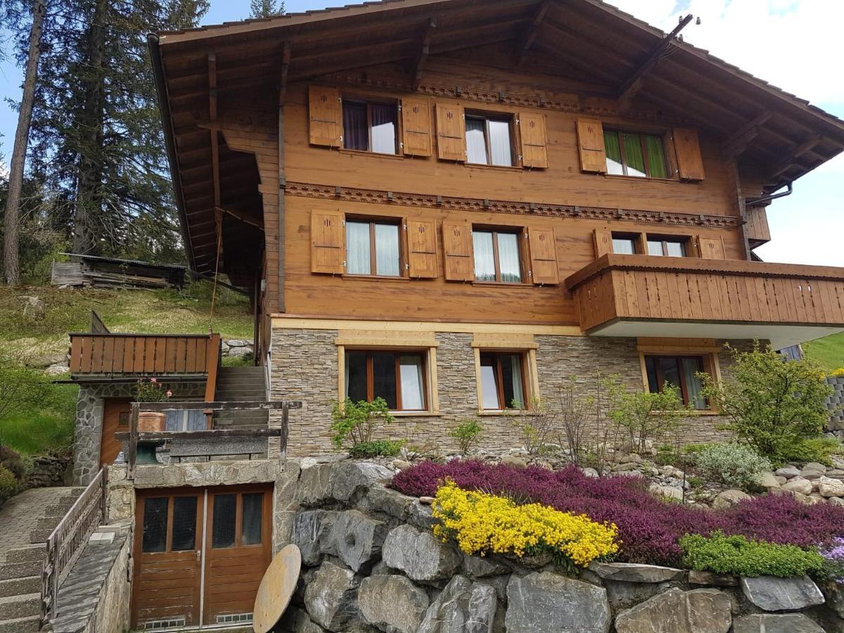Chalet Grueneggli Adelboden Bagian luar foto